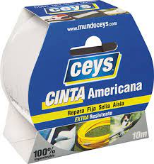 Ceys cinta americana blanca 10mts x 50mm